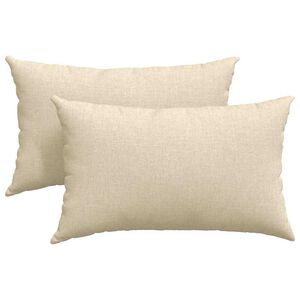 vidaXL Pohovkov&eacute; pol&scaron;t&aacute;ře 2 ks textil Kr&eacute;mov&aacute; 50 x 30 cm