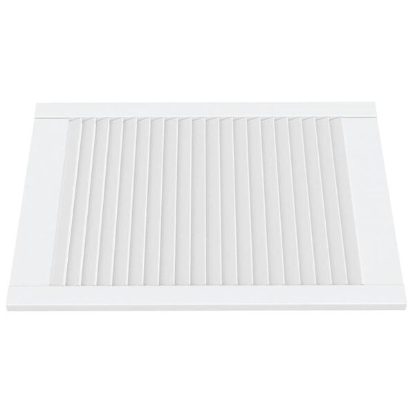 vidaXL N&aacute;bytkov&aacute; dv&iacute;řka lamelov&yacute; design 4 ks b&iacute;l&aacute; 69x49,4 cm borovice