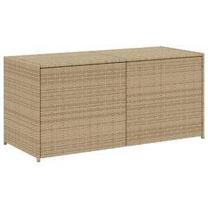 vidaXL Zahradn&iacute; &uacute;ložn&yacute; box mix b&eacute;žov&eacute; 283 l polyratan