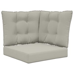 vidaXL Venkovn&iacute; pol&scaron;t&aacute;ř na pohovku Polyester &Scaron;ed&aacute; 50,5 x 50,5 cm