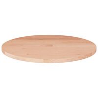 vidaXL Kulatá stolní deska Ø30x1,5 cm masivní dub bez povrchové úpravy