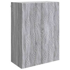 vidaXL N&aacute;stěnn&aacute; skř&iacute;ň 66 x 34,5 x 90 cm Kompozitn&iacute; dřevo &Scaron;ed&yacute; Sonoma