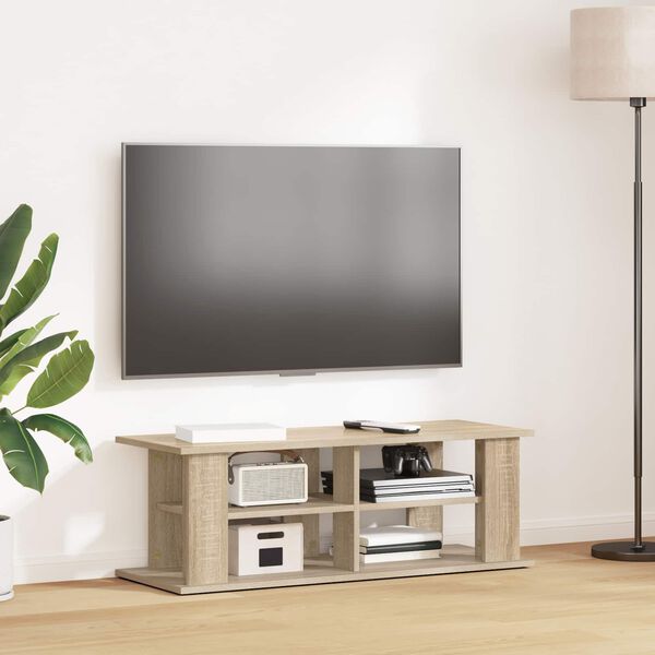 vidaXL Stojan na TV Sonoma dub 96 x 35 x 33,5 cm