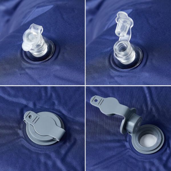 vidaXL Samonafukovac&iacute; kempingov&aacute; matrace pol&scaron;t&aacute;ř 1 osoba tmavě modr&aacute;