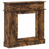 vidaXL R&aacute;m krbu Kouřov&yacute; dub 102 x 26 x 100 cm Kompozitn&iacute; dřevo