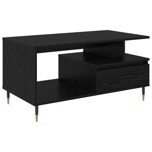 vidaXL Konferenčn&iacute; stolek Čern&yacute; dub 90 x 49 x 45 cm Kompozitn&iacute; dřevo
