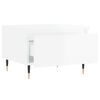 vidaXL Konferenční stolky 2 ks lesklé bílé 50x46x35cm kompozitní dřevo