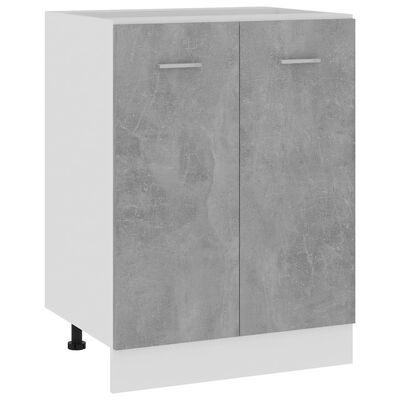 vidaXL Spodní skříňka betonově šedá 60 x 46 x 81,5 cm dřevotříska