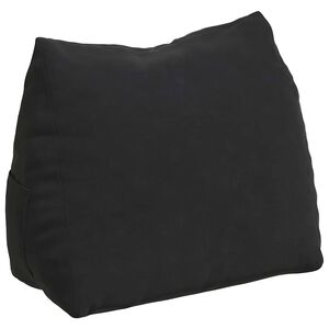 vidaXL Pol&scaron;t&aacute;ř na z&aacute;da Čern&aacute; 45 x 20 x 35 cm Žebrovan&aacute; l&aacute;tka