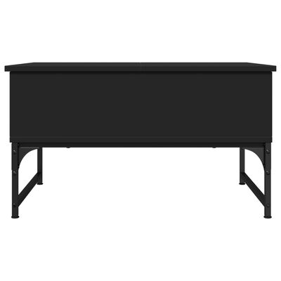 vidaXL Konferenční stolek černý 70 x 50 x 40 cm kompozitní dřevo a kov