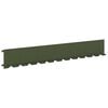 vidaXL Okraj tr&aacute;vn&iacute;ku 10 pcs 102 x 15 x 4 cm Ocel Olivově zelen&aacute;