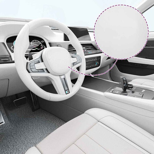 vidaXL F&oacute;lie na auto 2 ks 4D b&iacute;l&eacute; 100 x 150 cm + 50 x 150 cm