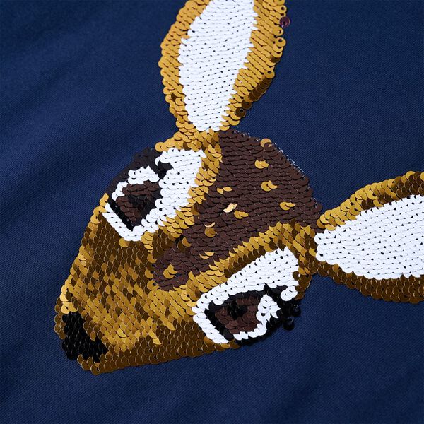 Dětsk&eacute; tričko s dlouh&yacute;m ruk&aacute;vem n&aacute;mořnicky modr&eacute; 116