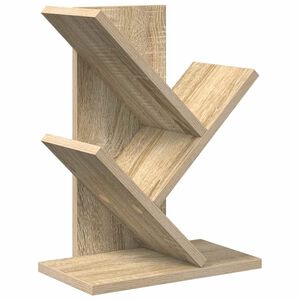 vidaXL Knihovna ve tvaru stromu 3-&uacute;rovňov&aacute; 30 x 18 x 40 cm Dub sonoma