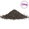 vidaXL Čedičov&yacute; &scaron;těrk 25 kg čern&yacute; 5&ndash;8 mm