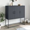 vidaXL Skříň highboard antracitová 100,5 x 39 x 107 cm ocel