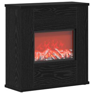 vidaXL Elektrick&yacute; krb Čern&yacute; dub 47 x 18 x 48 cm Kompozitn&iacute; dřevo