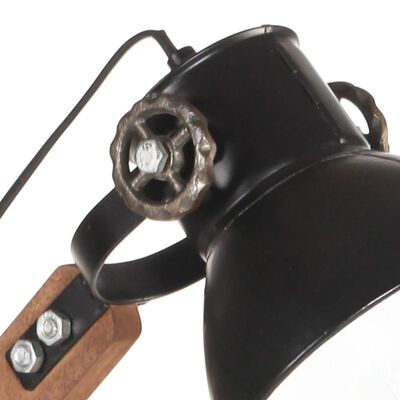 vidaXL Industriální stolní lampa černá kulatá 58 x 18 x 90 cm E27