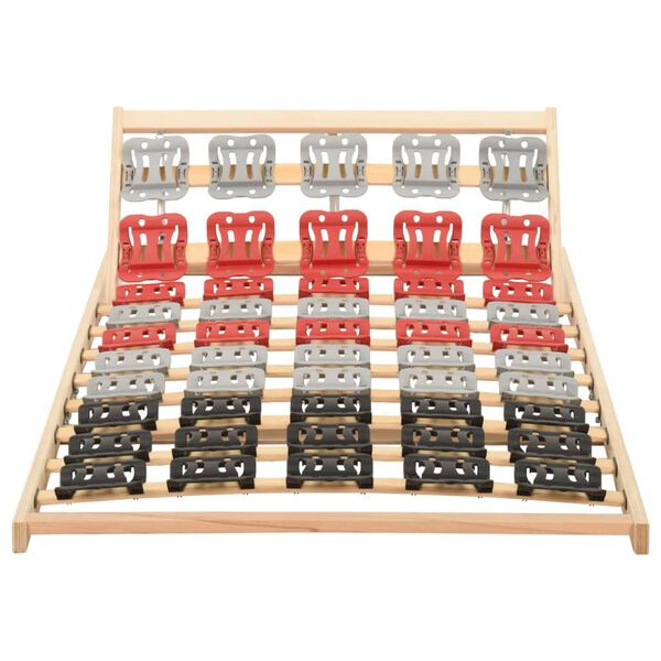 vidaXL Rošt postele s 12 lamelami polohovací čelo 70 x 200 cm