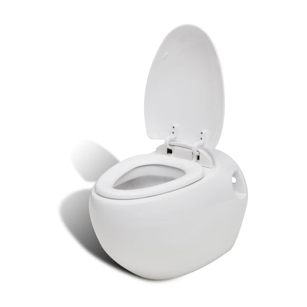 Z&aacute;věsn&aacute; keramick&aacute; toaleta a bidet set - b&iacute;l&aacute;