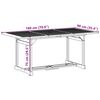 vidaXL 9d&iacute;ln&yacute; zahradn&iacute; j&iacute;deln&iacute; set 180x90x75 cm masivn&iacute; ak&aacute;ciov&eacute; dřevo