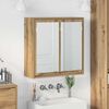 vidaXL Koupelnov&aacute; zrcadlov&aacute; skř&iacute;ň Artisanov&yacute; dub 60 x 20 x 60 cm