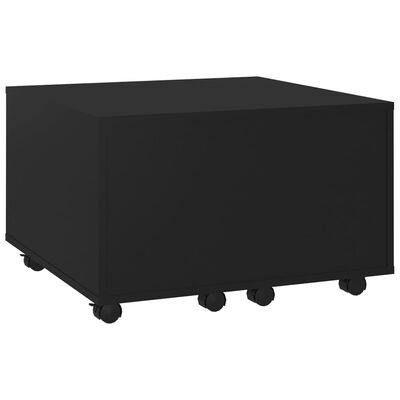 vidaXL Konferenční stolek černý 60 x 60 x 38 cm dřevotříska