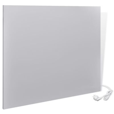 Infračervený topný panel nástěnný 750 W 95 x 81 x 2,5 cm, světlé šedý