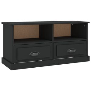 vidaXL TV skř&iacute;ňka čern&aacute; 93 x 35,5 x 45 cm kompozitn&iacute; dřevo