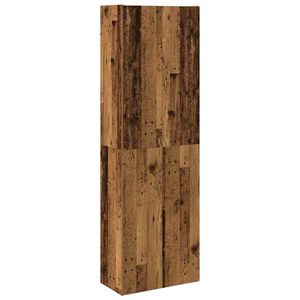 vidaXL Skř&iacute;ň old wood 60 x 32 x 190 cm kompozitn&iacute; dřevo