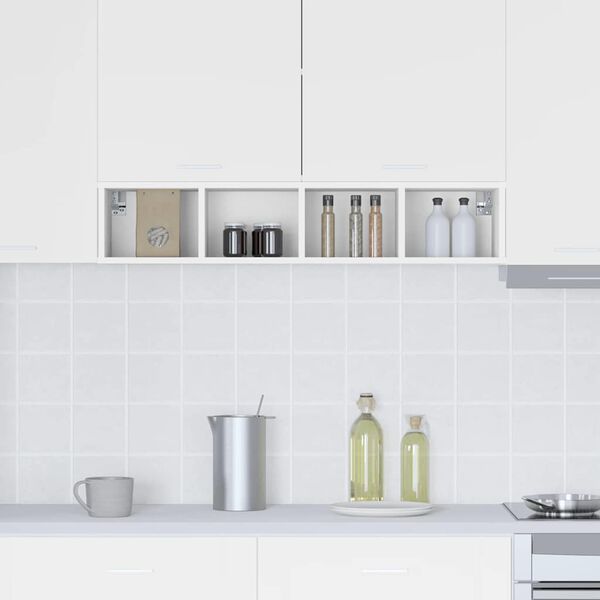 vidaXL Z&aacute;věsn&aacute; skř&iacute;ňka B&iacute;l&aacute; 20 x 29,5 x 100 cm kompozitn&iacute; dřevo