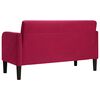 vidaXL Loveseat Sofa v&iacute;nov&aacute; 109 cm samet
