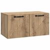 vidaXL N&aacute;stěnn&aacute; TV skř&iacute;ň 59,5 x 31 x 30 cm Dub artisan
