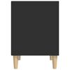 vidaXL Nočn&iacute; stolek čern&aacute; 40x35x50 cm kompozitn&iacute; dřevo