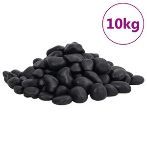 vidaXL Le&scaron;těn&eacute; obl&aacute;zky 10 kg čern&eacute; 2&ndash;5 cm