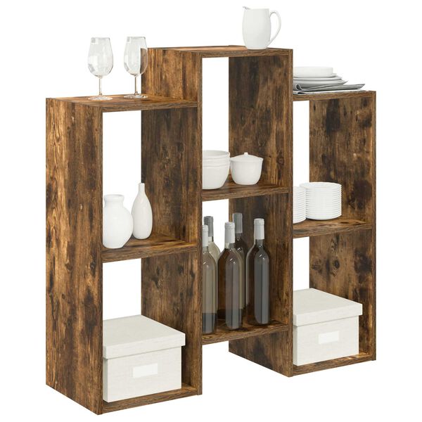 vidaXL Serv&iacute;rovac&iacute; skř&iacute;ň Kouřov&yacute; dub 90 x 30 x 90 cm