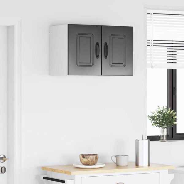 vidaXL Kuchyňsk&aacute; skř&iacute;ň s &uacute;loži&scaron;těm Kalmar 2 pcs Čern&aacute; 30 x 31 x 40 cm