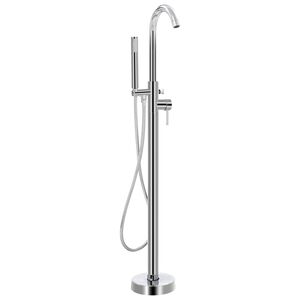 vidaXL Volně stoj&iacute;c&iacute; vanov&aacute; baterie nerezov&aacute; ocel 118,5 cm