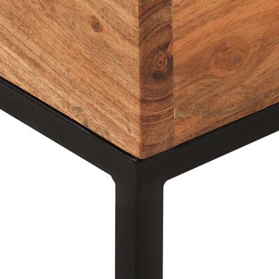 vidaXL Odkládací stolek 30 x 30 x 33 cm masivní akáciové dřevo