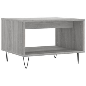 vidaXL Konferenčn&iacute; stolek &scaron;ed&yacute; sonoma 60 x 50 x 40 cm kompozitn&iacute; dřevo