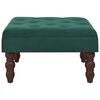 vidaXL Stolička tmavě zelen&aacute; 60 x 60 x 36 cm samet