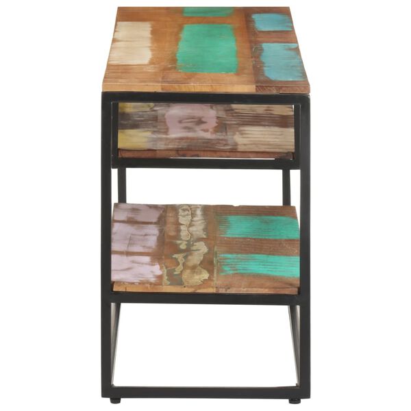 vidaXL TV stolek 130 x 30 x 45 cm masivn&iacute; recyklovan&eacute; dřevo