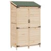 vidaXL Zahradn&iacute; shed Př&iacute;rodn&iacute; 106,5 x 56 x 176 cm Kompozitn&iacute; dřevo