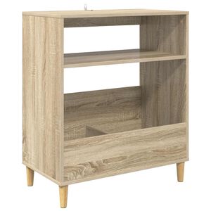 vidaXL Stojan na gramofon Dub sonoma 71 x 39,5 x 83 cm