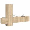vidaXL 5dílný set TV skříněk dub sonoma kompozitní dřevo