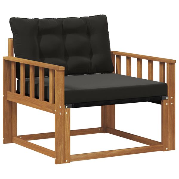 vidaXL Venkovn&iacute; pohovkov&aacute; souprava Masivn&iacute; ak&aacute;ciov&eacute; dřevo a Textilene