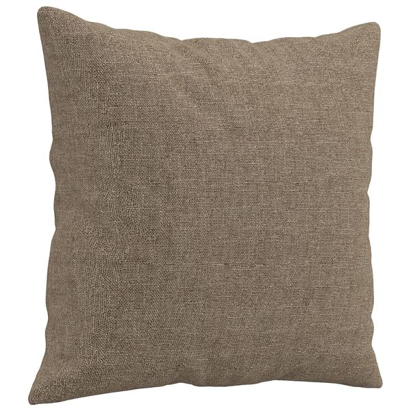 vidaXL Dekorační polštáře 2 ks taupe 40 x 40 cm textil