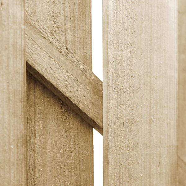 vidaXL Zahradn&iacute; branka impregnovan&aacute; borovice 100 x 100 cm