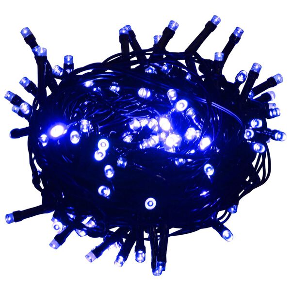 vidaXL Světelný LED řetěz se 2 000 LED diodami modrý 200 m PVC