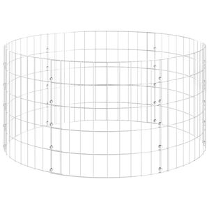 vidaXL Kruhov&yacute; gabionov&yacute; sloupek pozinkovan&aacute; ocel &Oslash; 100 x 50 cm